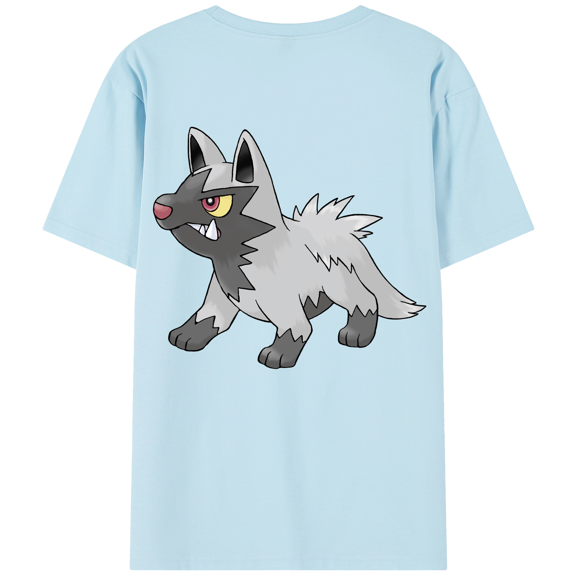 （画像用） ポケットモンスター Pokémon 綿100％半袖Tシャツ（背面プリント）